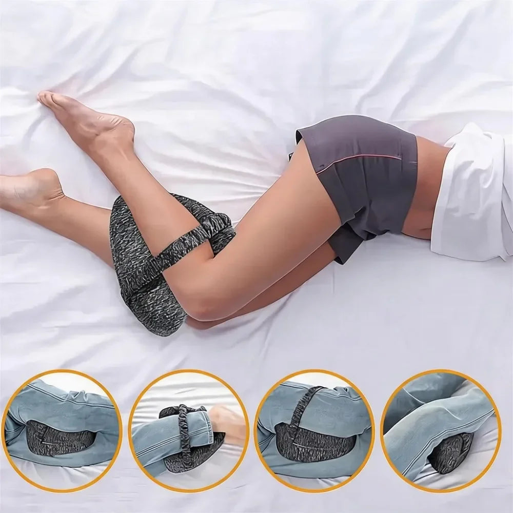Coussin de genoux utilisé pour dormir sur le côté