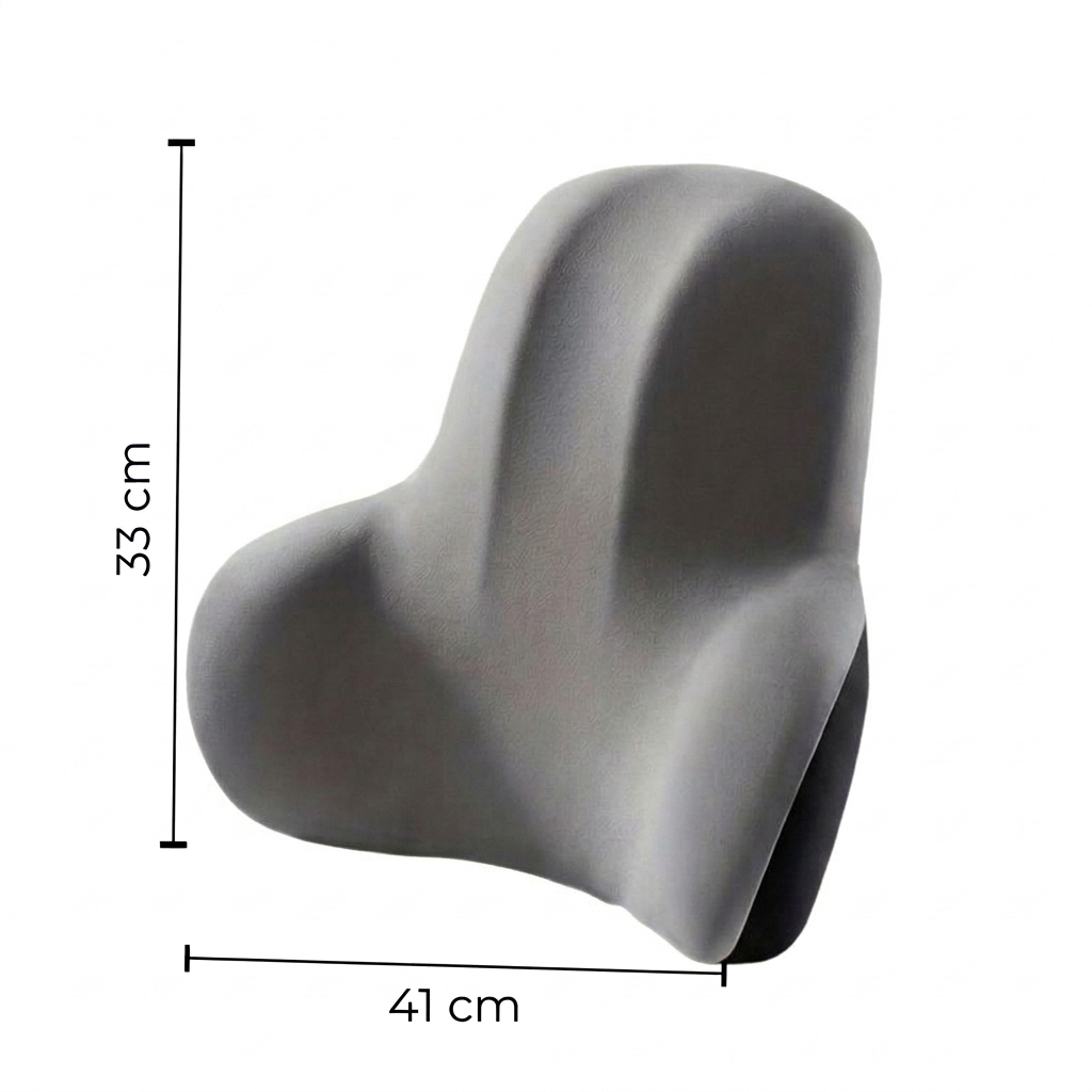 Dimensions du coussin lombaire : 33 × 41 cm